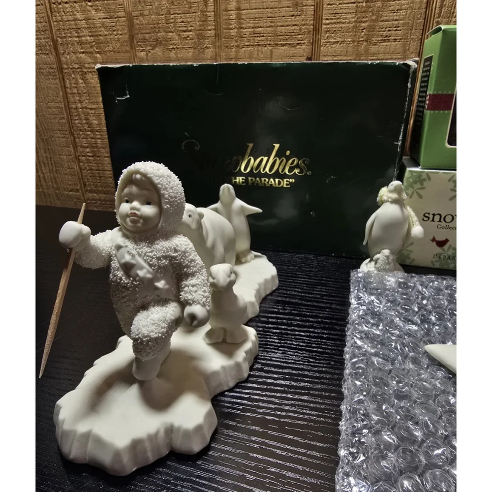 Dept 56 Snowbabies Figurine Lot Join The Parade Penguin 2010 Swingin Holiday